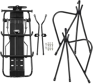Porte-vélos 25 kg capacité de charge en alliage d'aluminium porte-vélos arrière universel