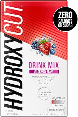 Sirop de mélange hydroxycut berry blast de muscletech products - paquet de 28