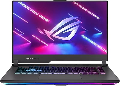 Ordinateur portable de jeu asus rog strix g15 g513qc 2021 avec écran