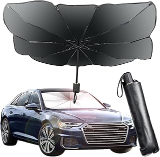 Pare-soleil de voiture pliable réfléchissant uv resene de 53 x 31 pouces