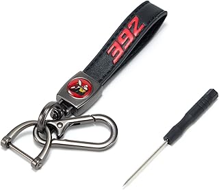 Porte-clés en cuir véritable pour dodge challenger charger 392, for392, universel