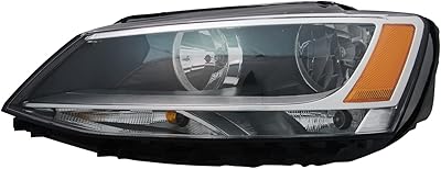 Installation de phare gauche tyc compatible avec volkswagen jetta 2011-2016