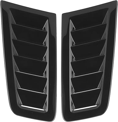 Capot, paquet de 2 couvercles d'aération de moteur universels en plastique abs, pièces