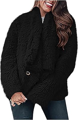 Veste d'hiver moelleuse pour femme fiable, manteau chinchilla de couleur unie grande taille