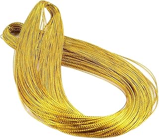 Corde d'emballage cadeau gowdbez de 100 mètres en or et argent