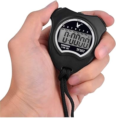 Chronomètre électronique delfino track & running avec affichage de chiffres extra larges idéal