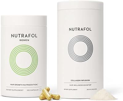 Duo fortifiant nutrafol : supplément pour la croissance des cheveux pour femmes