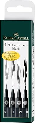 Ensemble de crayons de couleur faber-castell pet artist - paquet de 4, s