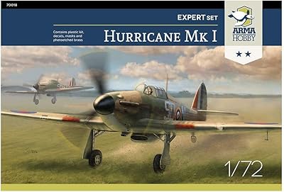 Arma hobby hurricane mk i expert à l'échelle 1/72 - kit de modèle
