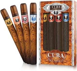 Coffret cadeau cuba classic pour homme (4 x edt spray)