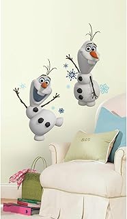 Sticker mural pour enfants room mates, olaf le bonhomme de neige, rmk2372scs