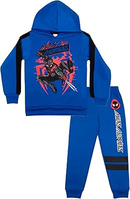 Ensemble 2 pièces à capuche et pantalon en polaire pour garçons