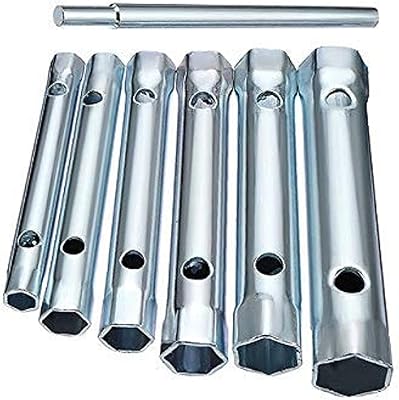 Jeu de 6 clés à tube carré métrique chunshen, tige d'allumage de 8