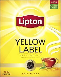 Thé lipton yellow label, granulés de thé noir lipton, 400 g