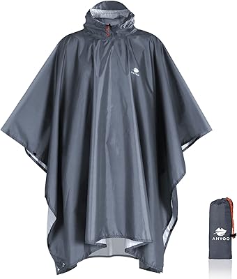 Veste à capuche de randonnée imperméable et réutilisable pour l'extérieur iu