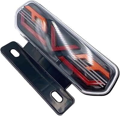Feu arrière led pour moto 12 v avec clignotants atv, feu stop