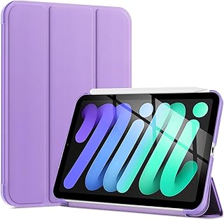 Coque procase pour ipad mini 6 2021 (6e génération, 8,3 pouces), coque intelligente