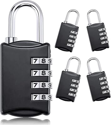 Serrure logicielle serrure de valise paquet de 4 pour casier de salle