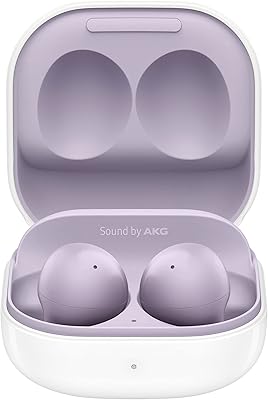 Écouteurs bluetooth samsung galaxy buds 2, véritablement sans fil, suppression du bruit, étui