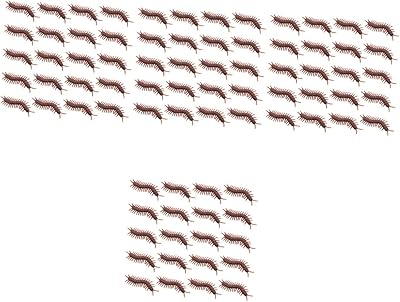Nuobesty 240 pièces simulation mille-pattes gecko jouet présent animaux jouets sac de cadeaux