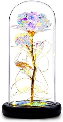 Cadeau de fleurs artificielles colorées gotos - guirlande lumineuse led sur fleur colorée