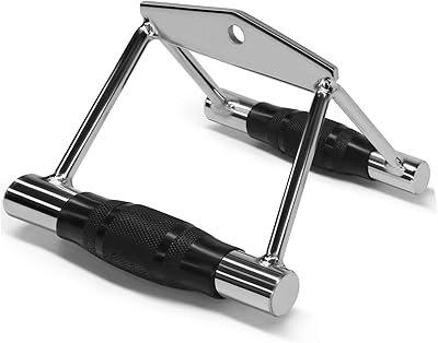 Skyland barre de traction double d triceps adultes mixte avec poignées en caoutchouc