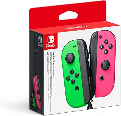 Paire de manettes joy-con vert/rose (nintendo switch). Diaytar : Des offres irrésistibles chaque jour