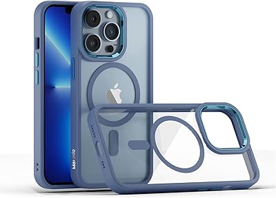 Moxedo coque de protection magnétique transparente à 360 degrés en pc dur