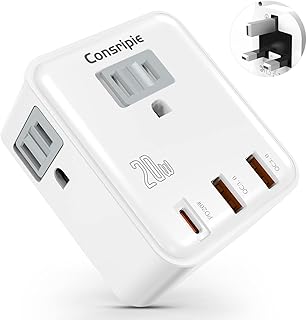 Adaptateur de prise de voyage au royaume-uni, adaptateur de voyage us vers uk