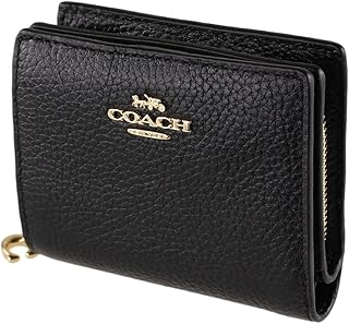 Portefeuille snap pour femme en tissu spécial, noir, portefeuille à deux volets
