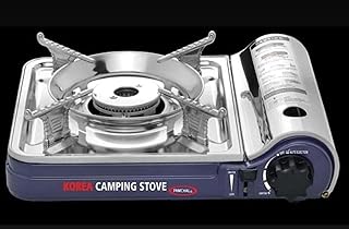 Mini réchaud à gaz portable à double flamme korea | mini réchaud au butane avec sac de transport | pour camping, barbecue, équipement d'urgence. Diaytar : Votre destination shopping préférée au Sénégal