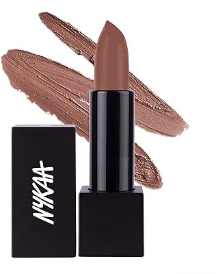 Nykaa so matte! rouge à lèvres (chocolate truffle 28m) marron au fini
