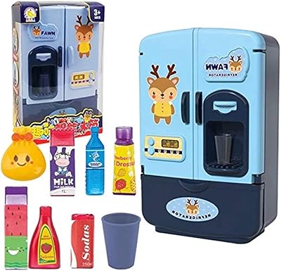 Mini réfrigérateur pour maison de poupée, ensemble de jeu de cuisine, faire semblant
