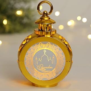 Power meb lanterne de ramadan rétro suspendue avec bougie led pour la maison