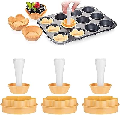 Ensemble de moules à tarte en plastique pour faire de la pâte à