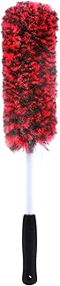 Brosse à roues en laine synthétique sans métal, fibres denses et douces