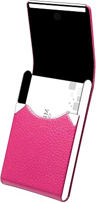 Porte-cartes de visite en cuir pu pour femme, porte-cartes de visite professionnel