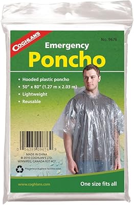 Poncho d'urgence de coghlan. Diaytar : Votre shopping, nos meilleurs prix