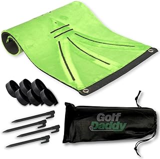 Golf daddy divot daddy mat - aide à l'entraînement de golf pour la correction