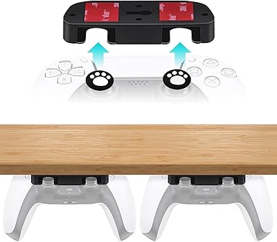 Revhq lot de 2 supports de table pour manette ps5, ps4, playstation 5