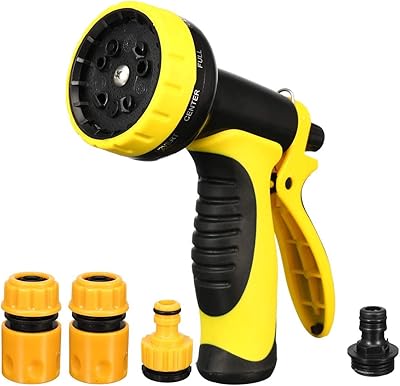 Lave-auto haute pression portable 10 modes, buse de tuyau de pulvérisation d'eau portable