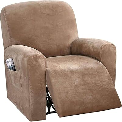 Housse de chaise extensible pour 1 place, 4 pièces, housses de canapé lavables