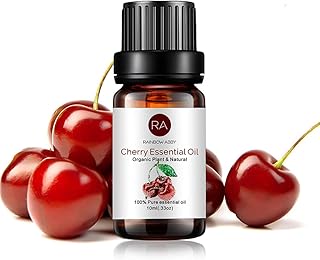 Huile essentielle de cerise 100 % pure de qualité thérapeutique, huile d'aromathérapie pour parfums, diffuseurs, savons, bougies, massages, lotions et plus encore - 10 ml/0,33 oz. Diaytar Sénégal : Simplicité, rapidité, économie