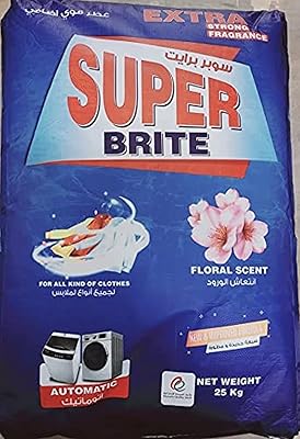 Lessive en poudre super brite 25 kg