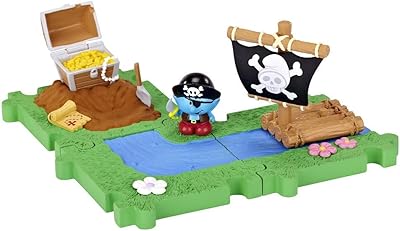 Collection micro village schtroumpfs ensemble débutant pirates