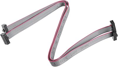 Uxcell idc 10 broches connecteur plat câble ruban femelle longueur 20 cm pas