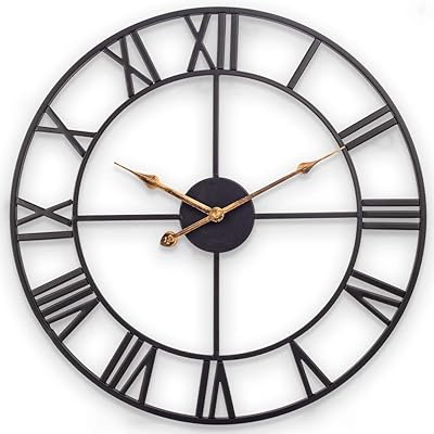 Grande horloge murale 80 cm pour la décoration intérieure du salon, horloges artistiques