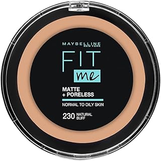 Poudre fit me matte & poreless de maybelline new york, 230 natural buff