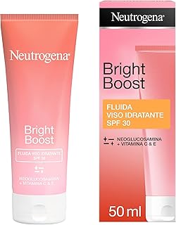 Crème hydratante pour le visage neutrogena bright boost avec protection spf 30, crème