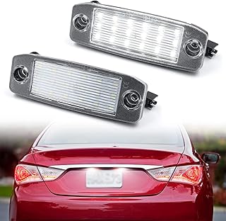 Éclairage de plaque d'immatriculation led de remplacement pour hyundai sonata yf i45 i40